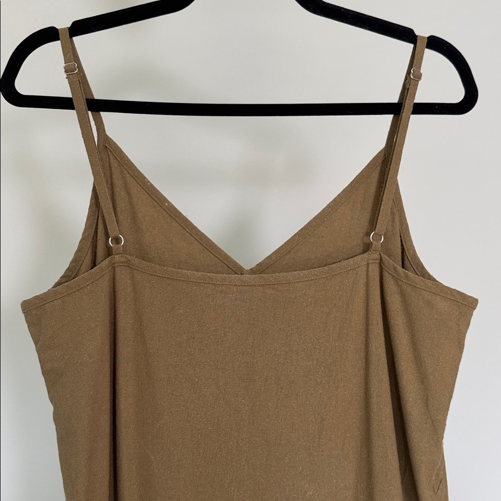 Jenni Kayne Riviera Slip Dress in Safari, Size M - Picture 6 of 8